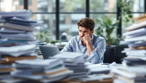 Ti senti sopraffatto dal lavoro? Probabilmente è soprattutto nella tua testa